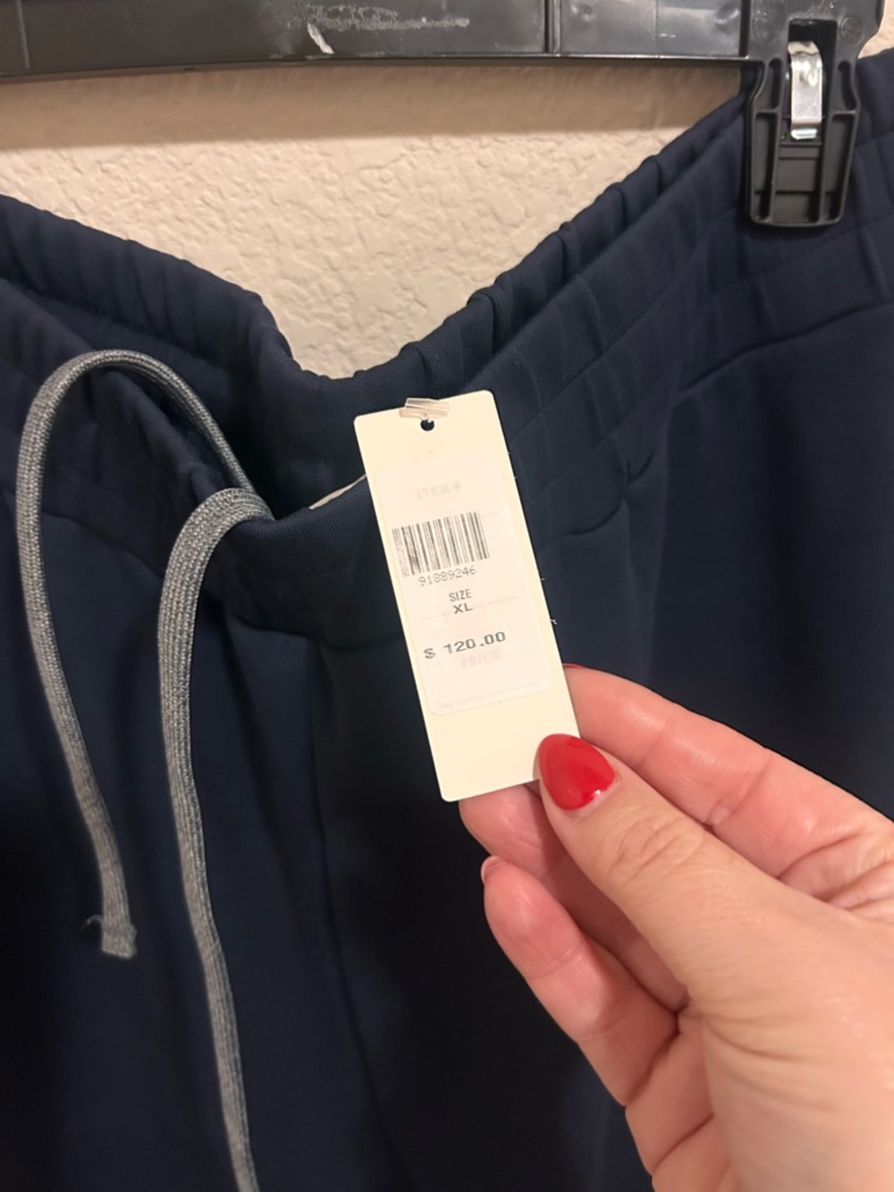 NWT Varley The Slim Cuff Pants 25” Navy - Picture 4 of 5